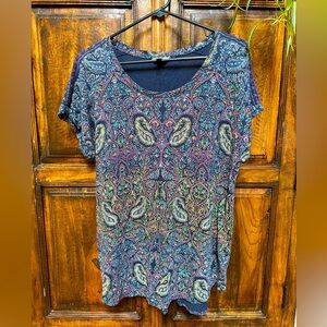 Lucky Brand Cotton Boho Tunic tee